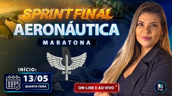 MARATONA AERONÁUTICA - SPRINT FINAL - 05/2026  - Revisão AO VIVO para concursos da AERONÁUTICA