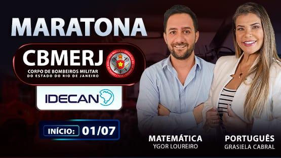 MARATONA CBMERJ - PORTUGUÊS E MATEMÁTICA - 07/2025  - Revisão AO VIVO de Português e Matemática para o concurso do Corpo de Bombeiros Militar do Estado do Rio de Janeiro